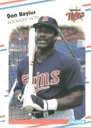 1988 Fleer Baseball Cards      002      Don Baylor